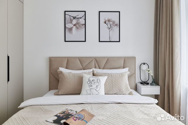 

1-к. квартира, 32 м², 2 кровати