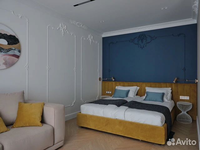 

Квартира-студия, 42 м², 2 кровати