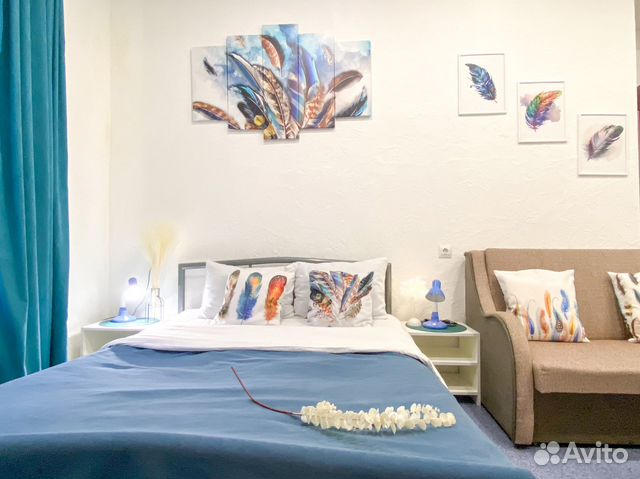 

1-к. квартира, 40 м², 2 кровати