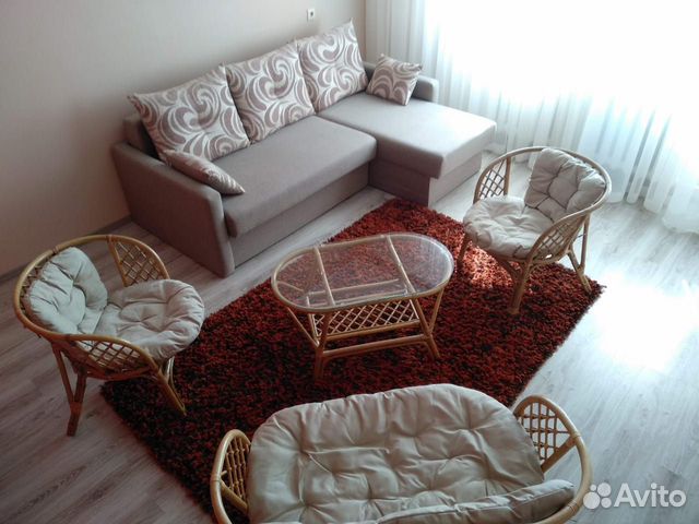 

1-к. квартира, 38 м², 2 кровати