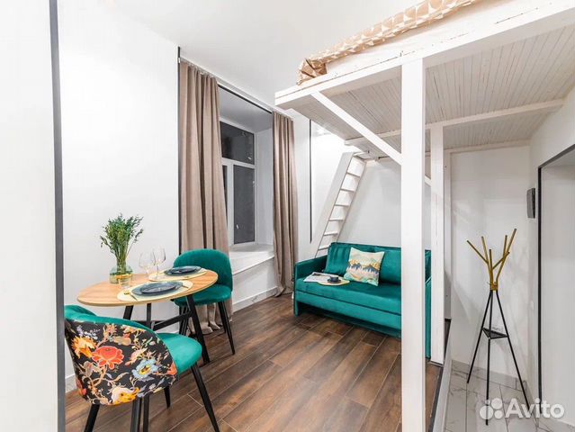 

Квартира-студия, 20 м², 3 кровати