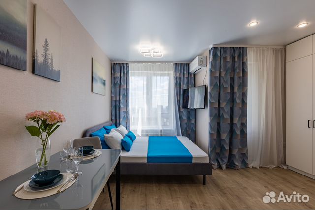 

Квартира-студия, 30 м², 1 кровать