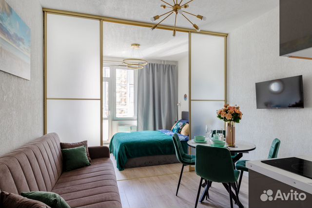 

1-к. квартира, 40 м², 4 кровати