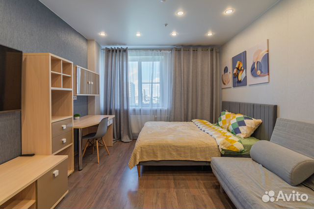 

1-к. квартира, 38 м², 2 кровати