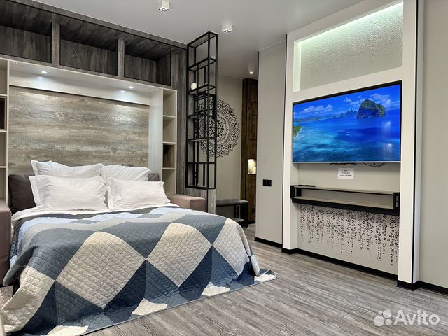 

Квартира-студия, 34 м², 2 кровати