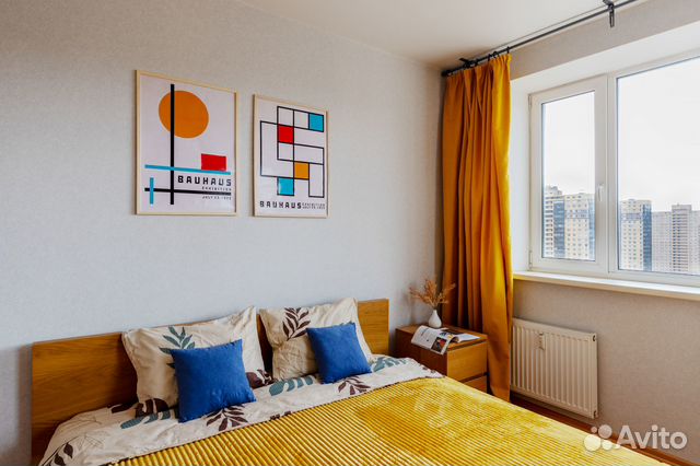 

1-к. квартира, 40 м², 2 кровати