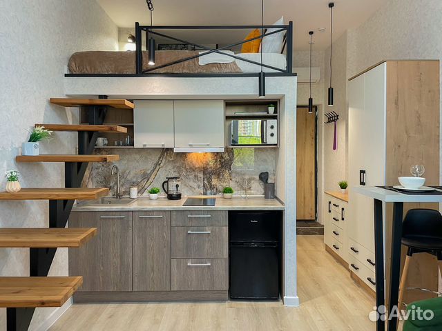 

Квартира-студия, 30 м², 2 кровати