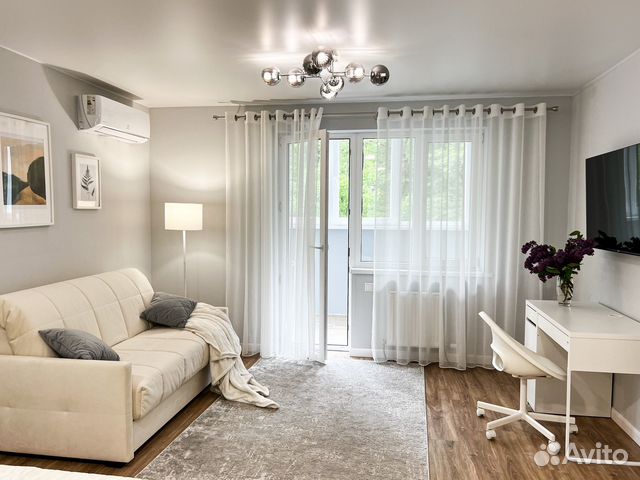 

1-к. квартира, 43 м², 2 кровати