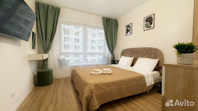 

2-к. квартира, 45 м², 2 кровати