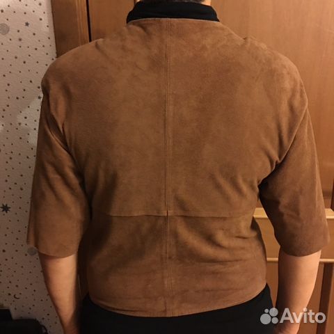 Замшевая куртка massimo dutti