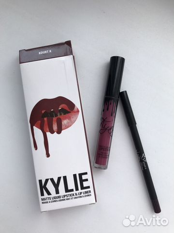 Матовая помада и карандаш Kylie Матовая помада и карандаш Kylie