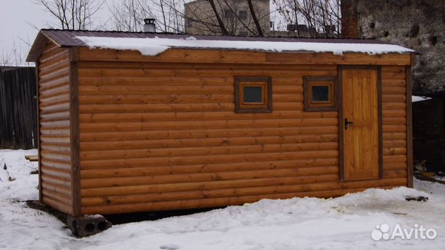 Мобильная баня 2.3х6м