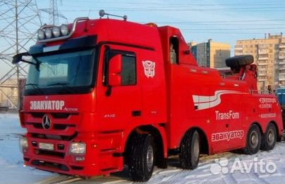 Грузовой эвакуатор тягачей, прицепов, самосвалов