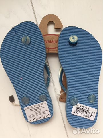Шлёпанцы для девочки havaianas новые 25-26 размер Шлёпанцы для девочки havaianas новые 25-26 размер