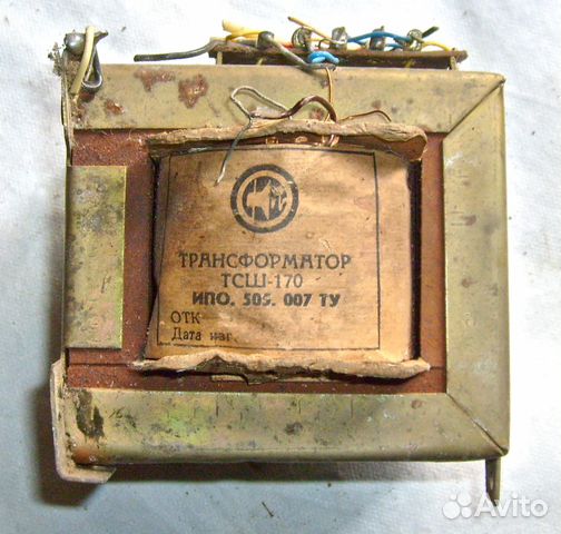 Трансформатор тсш-170 для тв