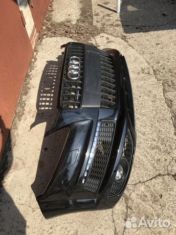 Audi Q7 09- бампер передний s-line в сборе