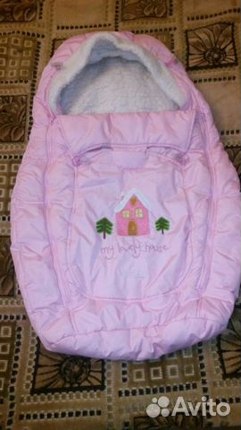 Зимний меховой конверт Kids Comfort для девочки Зимний меховой конверт Kids Comfort для девочки