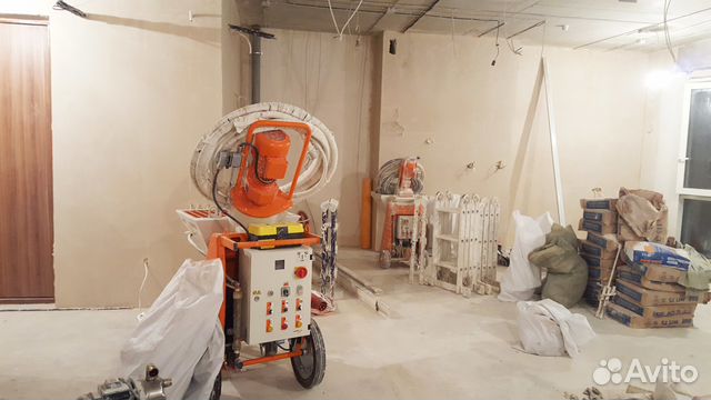 Механизированная штукатурка стен, откосов, потолка Механизированная штукатурка стен, откосов, потолка