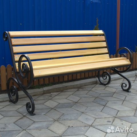 Скамейка садовая Лавка кованная