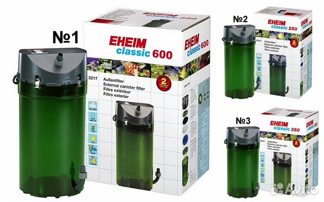 Внешний фильтр Eheim Classic, Professional 4 и др Внешний фильтр Eheim Classic, Professional 4 и др
