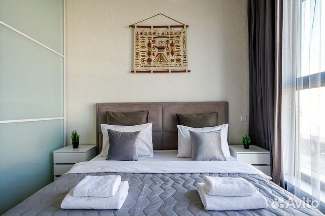 

Квартира-студия, 33 м², 2 кровати