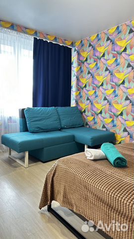 

Квартира-студия, 35 м², 2 кровати