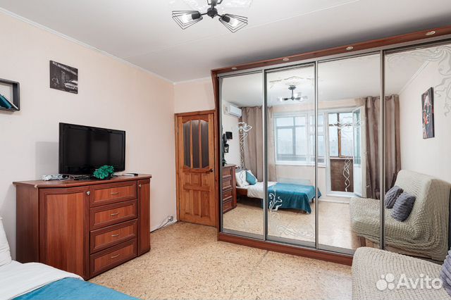 

1-к. квартира, 39 м², 2 кровати