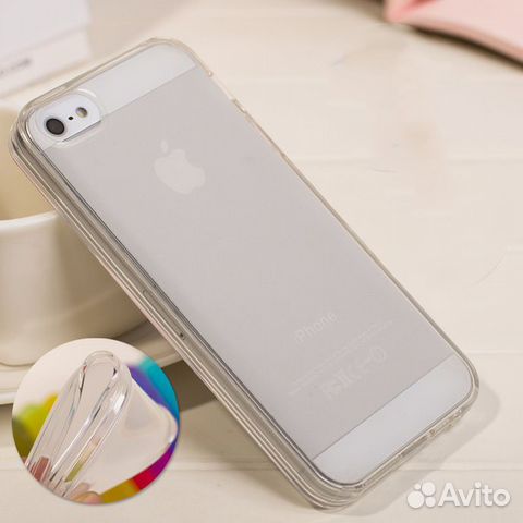 Силикованный чехол iPhone 5, 5S, SE