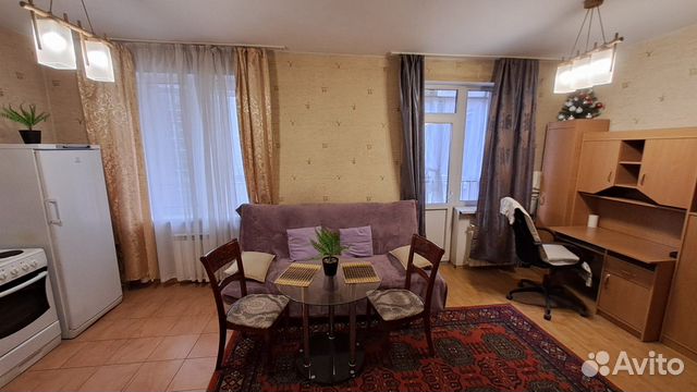 

Квартира-студия, 35 м², 2 кровати