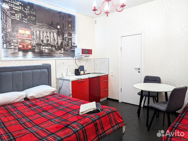 

Квартира-студия, 19 м², 2 кровати