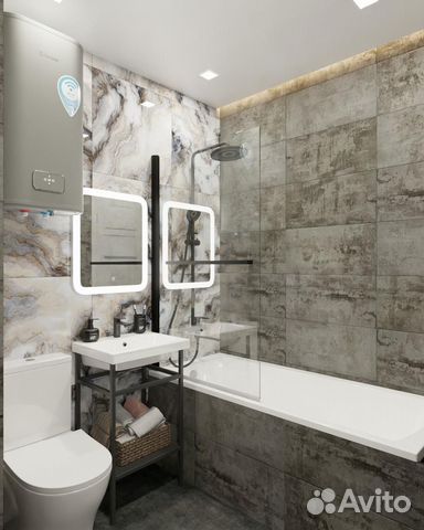 

1-к. квартира, 37 м², 2 кровати