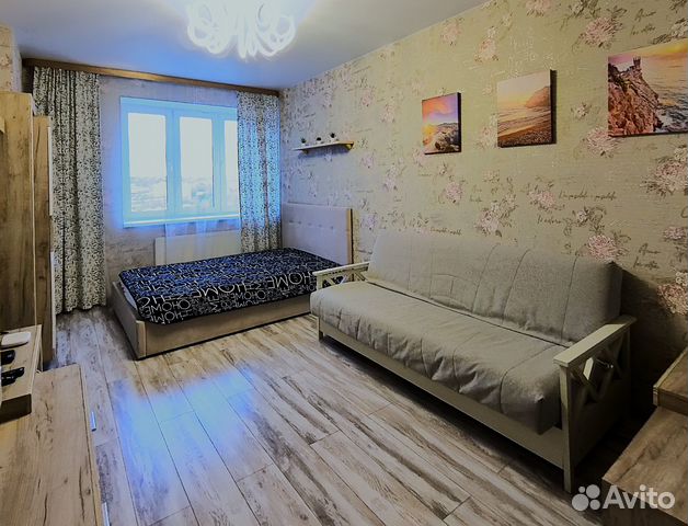 

1-к. квартира, 43 м², 3 кровати