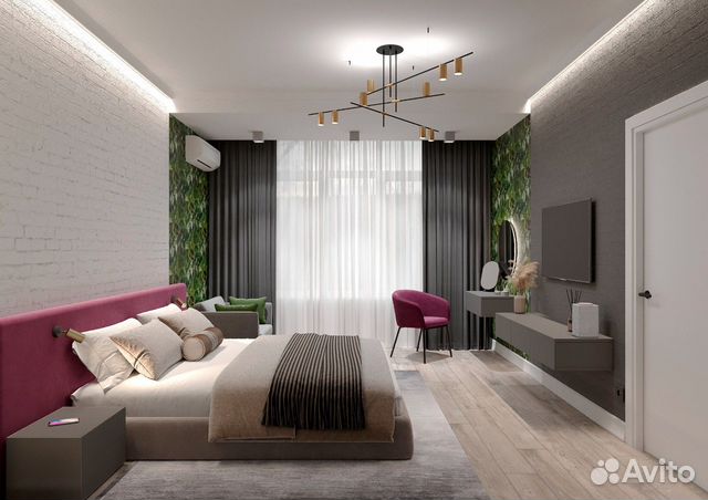 

2-к. квартира, 45 м², 3 кровати