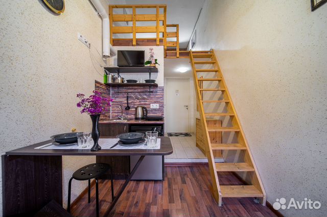 

Квартира-студия, 15 м², 3 кровати