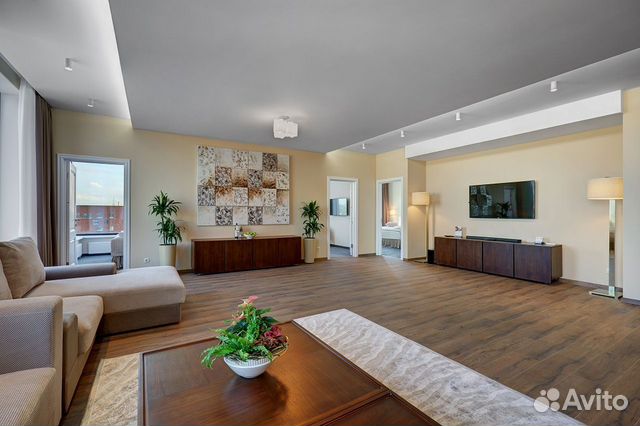 

4-к. квартира в апарт-отеле, 130 м², 3 кровати