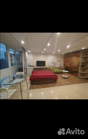 

Квартира-студия, 65 м², 2 кровати