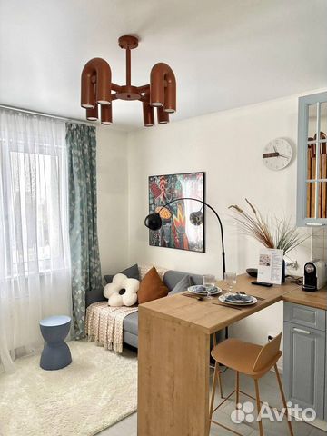 

Квартира-студия, 30 м², 2 кровати