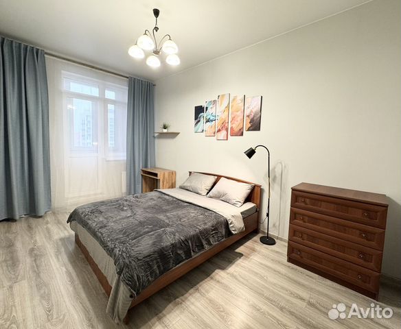 

1-к. квартира, 40 м², 2 кровати