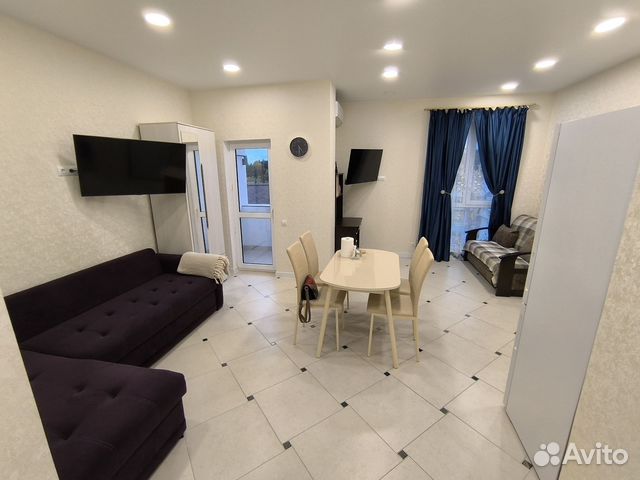 

Квартира-студия, 40 м², 2 кровати