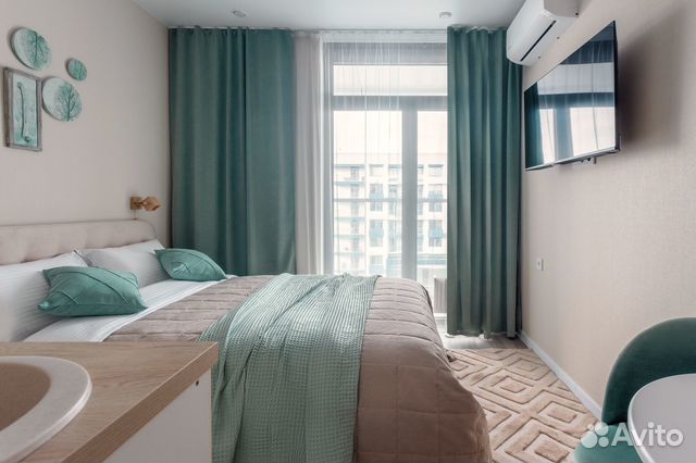 

Квартира-студия в апарт-отеле, 17 м², 1 кровать