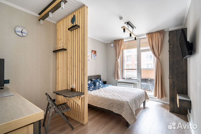 

Квартира-студия, 22 м², 2 кровати