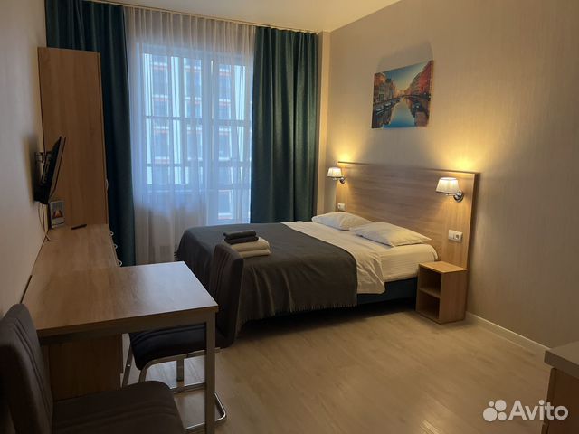 

Квартира-студия, 28 м², 1 кровать