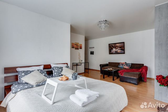 

1-к. квартира, 39 м², 2 кровати