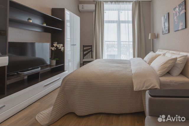 

1-к. квартира, 45 м², 2 кровати