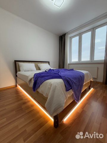 

Квартира-студия, 42 м², 2 кровати