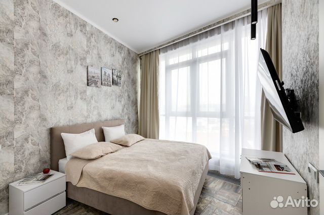 

1-к. квартира, 40 м², 2 кровати