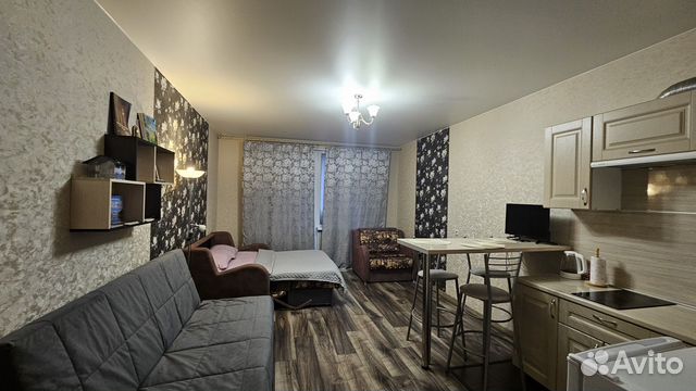 

Квартира-студия, 30 м², 3 кровати