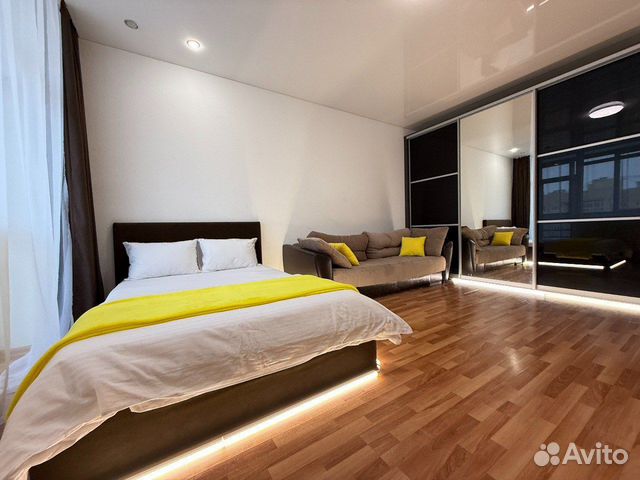 

1-к. квартира, 52 м², 3 кровати