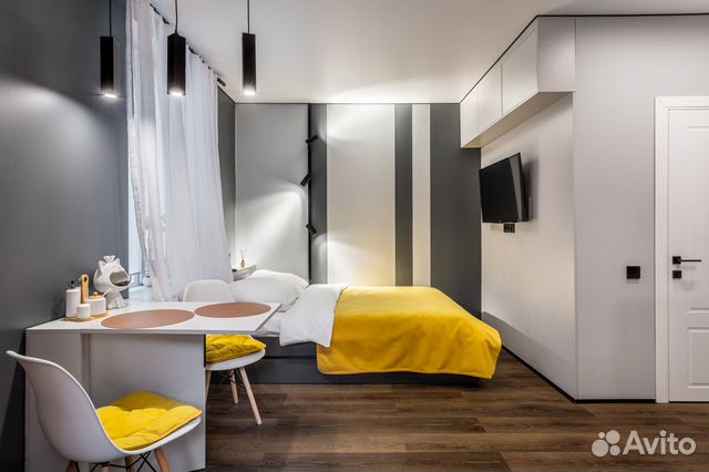 

Квартира-студия, 18 м², 1 кровать
