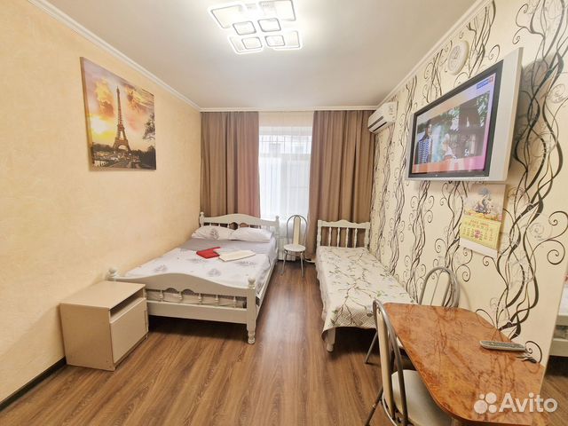 

Квартира-студия, 25 м², 2 кровати